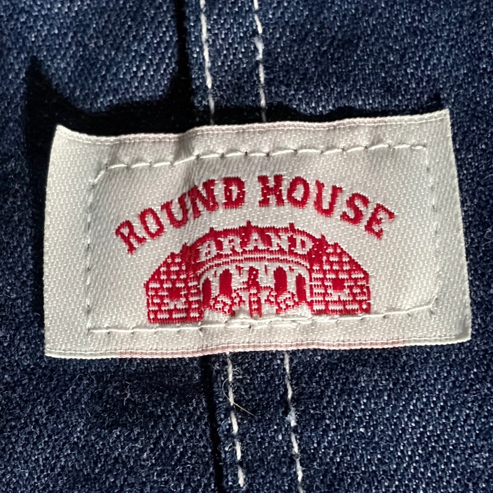 Round House Mens Blue Denim Bib Overalls USA Big & Tall 62x32 NICE Coveralls - Picture 5 of 5